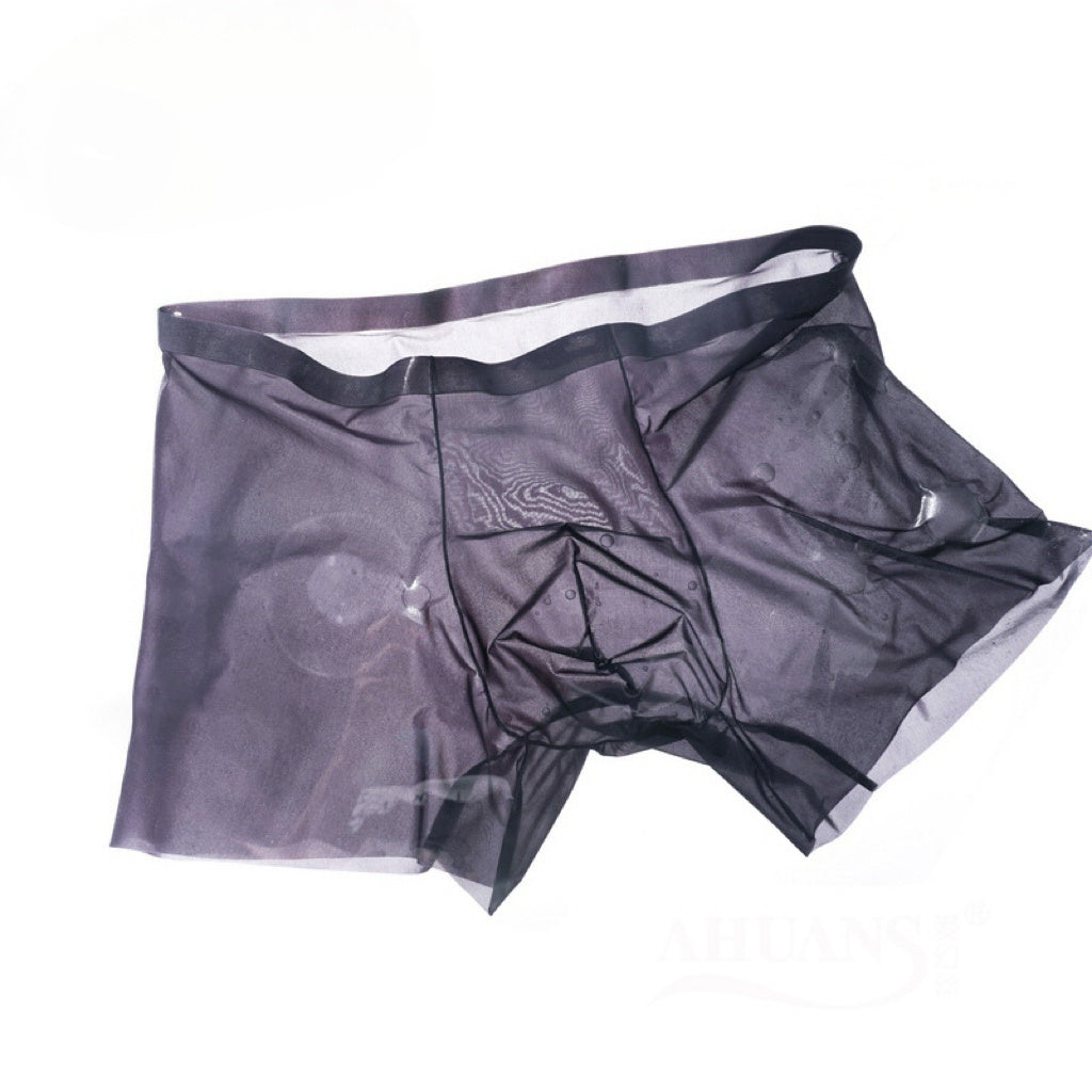 Men’s 5D Silky Boxer Briefs – Glossy Ice-Silk Feel