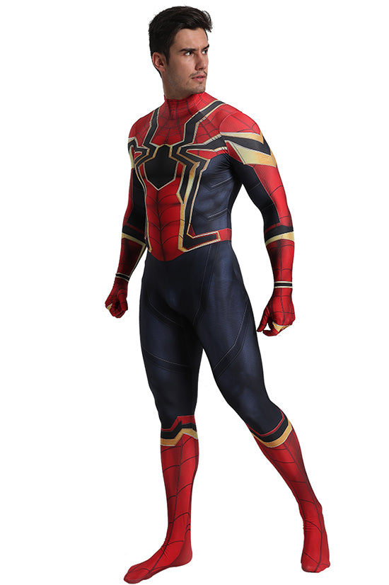 Spider-Man Avengers 3 Zentai Suit with Removable Mask