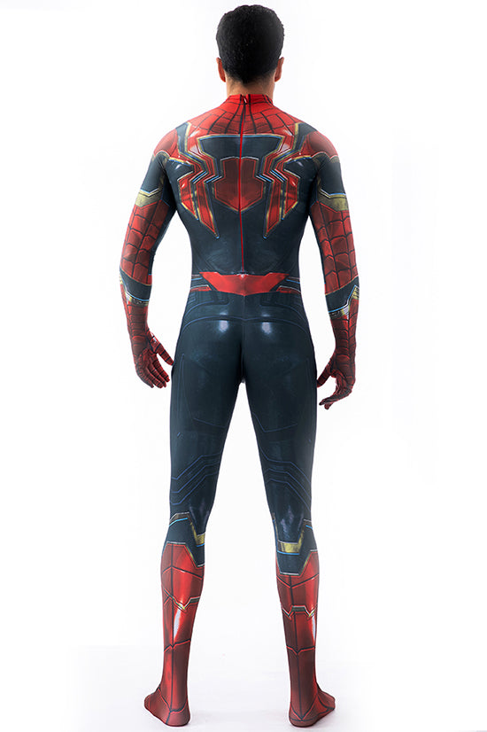 Spider-Man Iron Spider Zentai Cosplay Suit