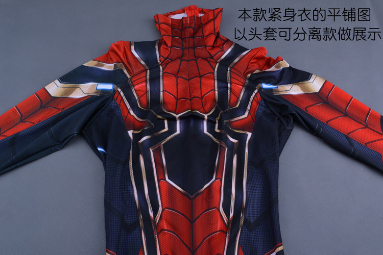 Spider-Man Avengers 3 Zentai Suit with Removable Mask