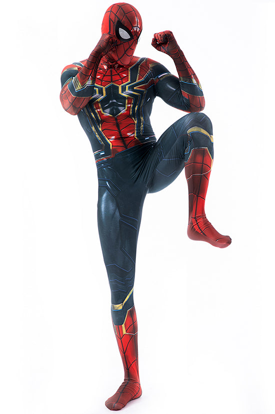 Spider-Man Iron Spider Zentai Cosplay Suit