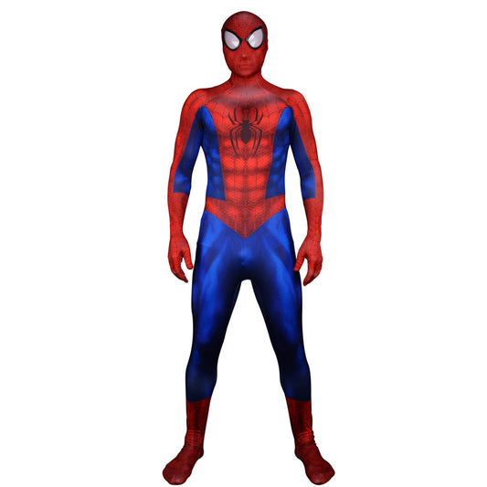 Classic Red-and-Blue Spider-Man Cosplay Zentai Suit
