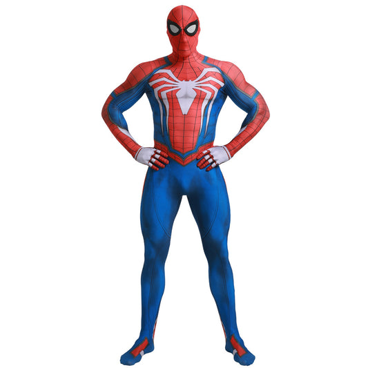 Spider-Man White-Emblem Cosplay Zentai Suit