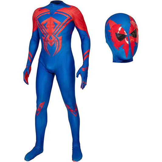Blue Spider-Man Zentai Costume – Height-Based Sizing