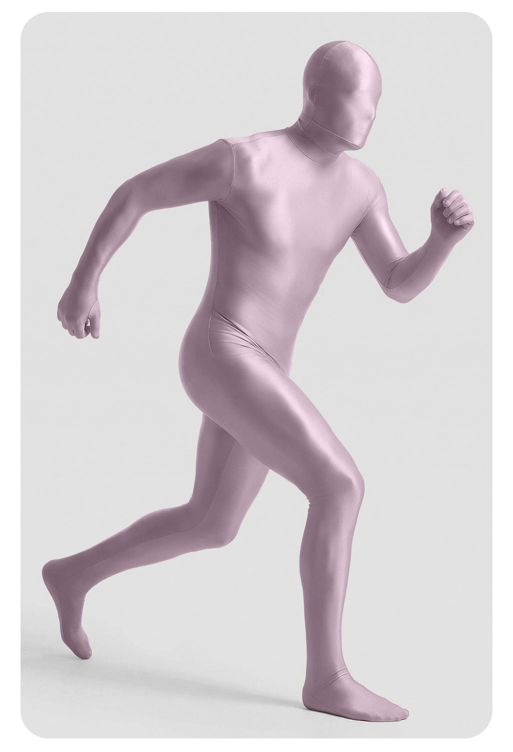 Men’s Glossy Full-Body Zentai Suit for Cosplay