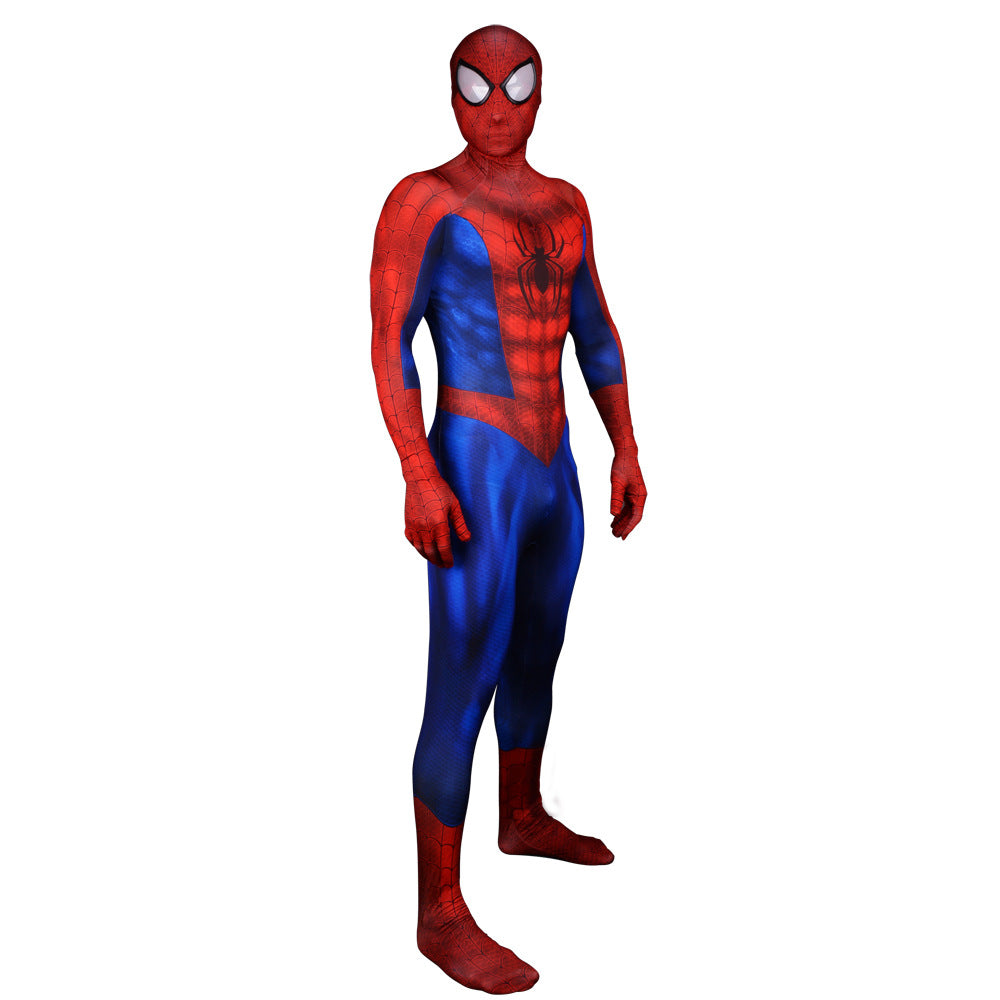 Classic Red-and-Blue Spider-Man Cosplay Zentai Suit