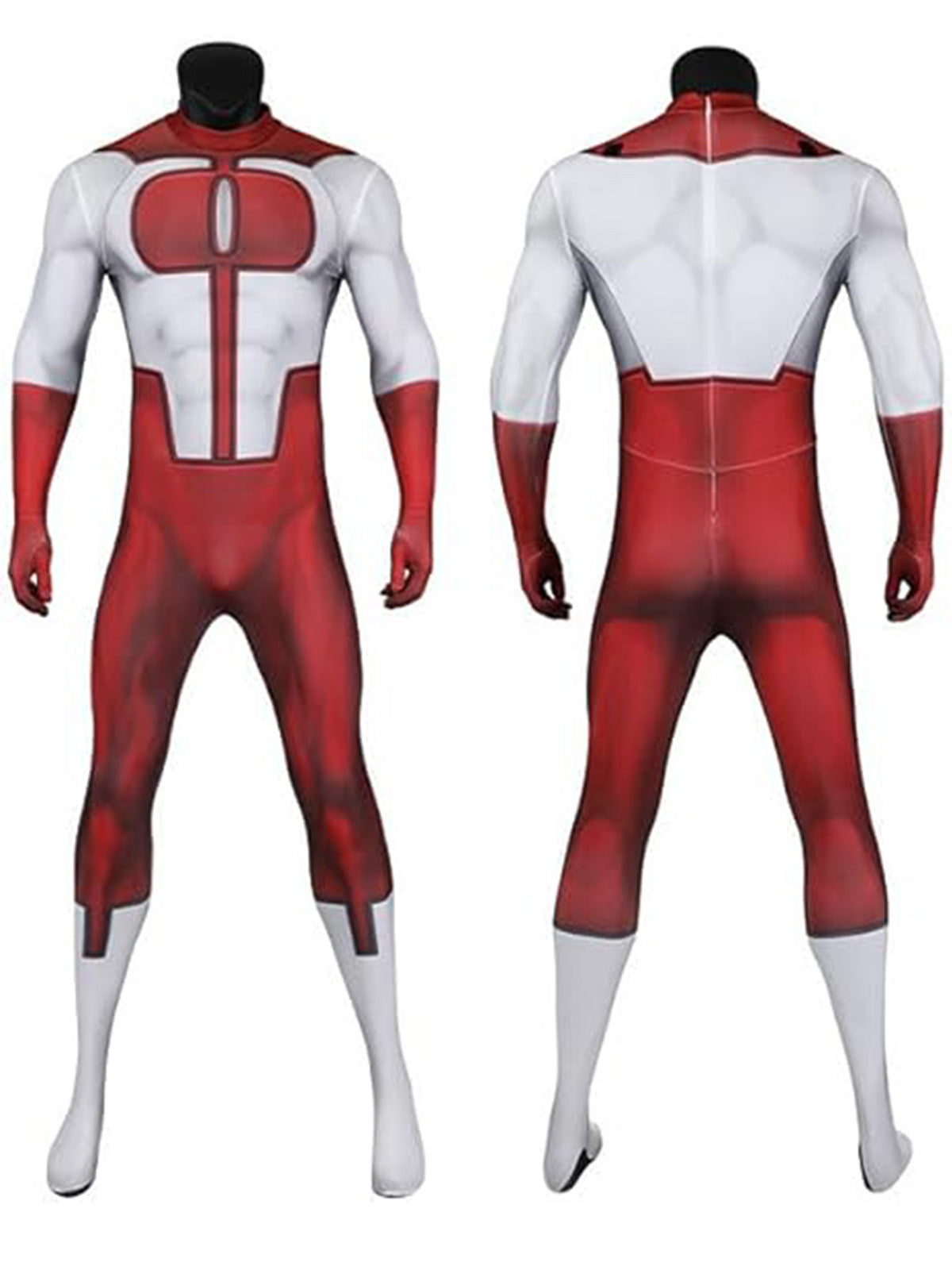 Omni-Man Red & White Cosplay Bodysuit