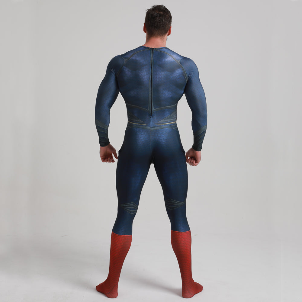 Classic Superman Blue Cosplay Bodysuit