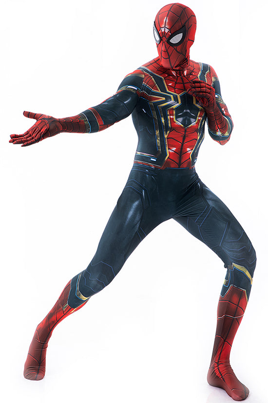 Spider-Man Iron Spider Zentai Cosplay Suit