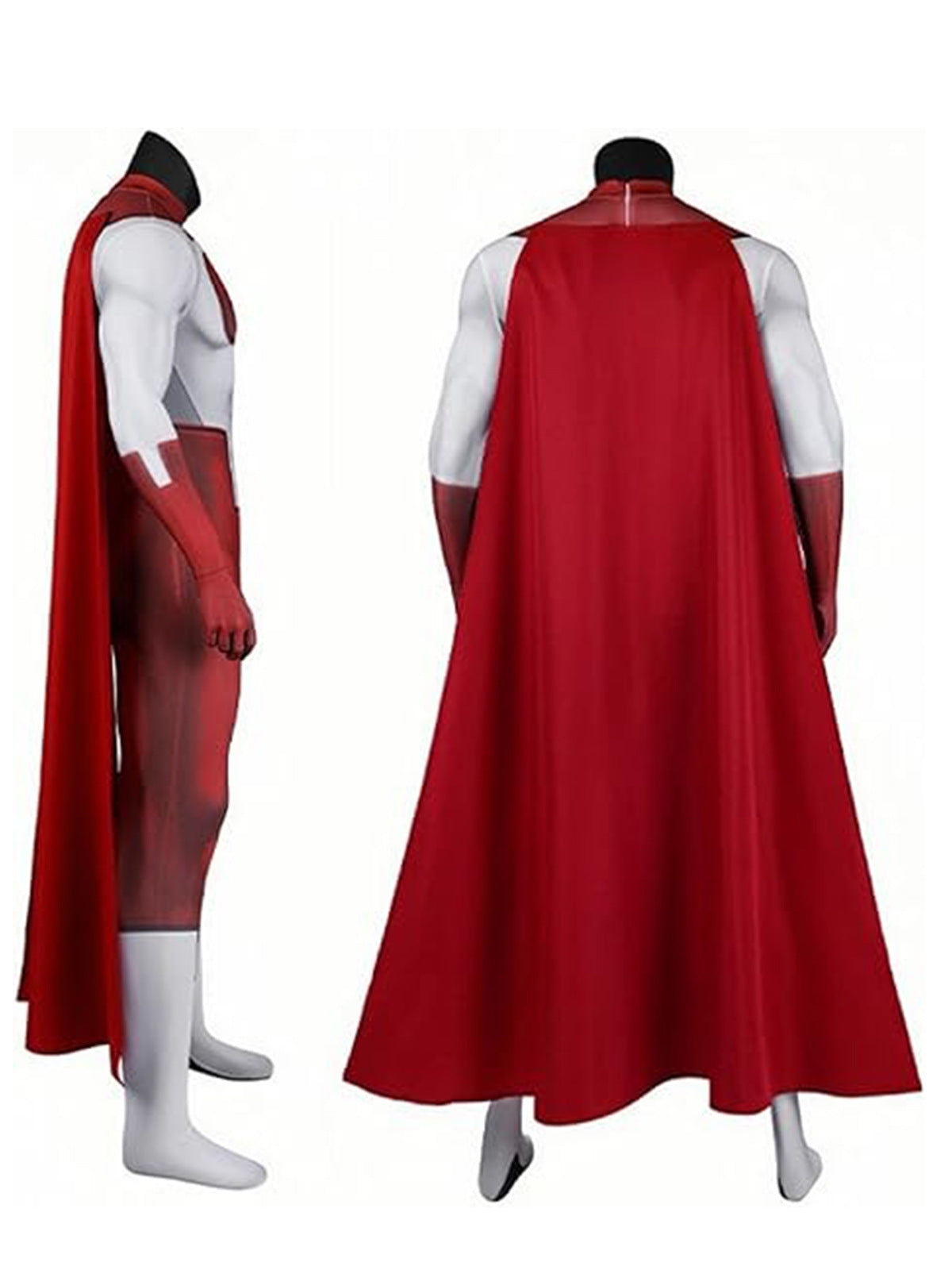 Omni-Man Red & White Cosplay Bodysuit