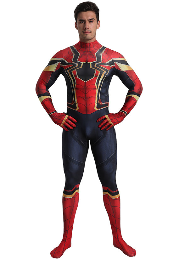 Spider-Man Avengers 3 Zentai Suit with Removable Mask