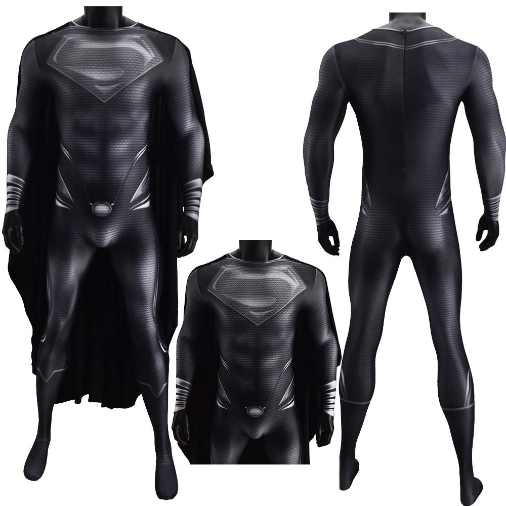 Black Man of Steel Sculpted-Look Cosplay Bodysuit