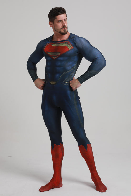 Classic Superman Blue Cosplay Bodysuit