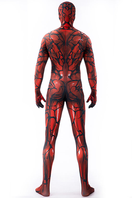 Red Venom Cosplay Bodysuit with Removable Mask