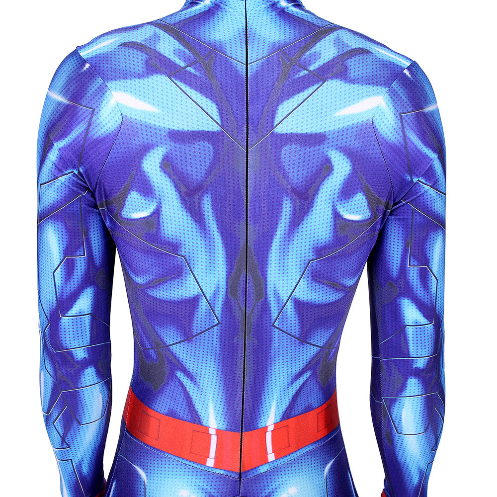Classic Blue Superman Cosplay Bodysuit