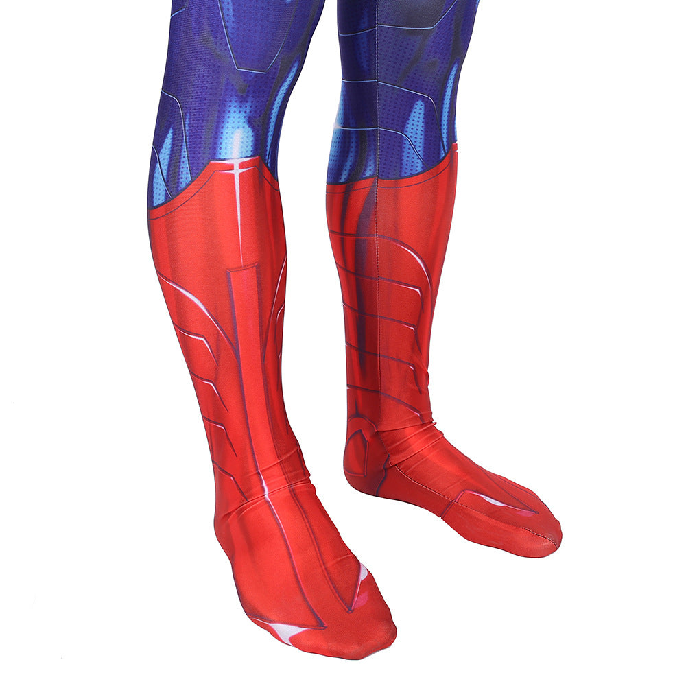 Classic Blue Superman Cosplay Bodysuit