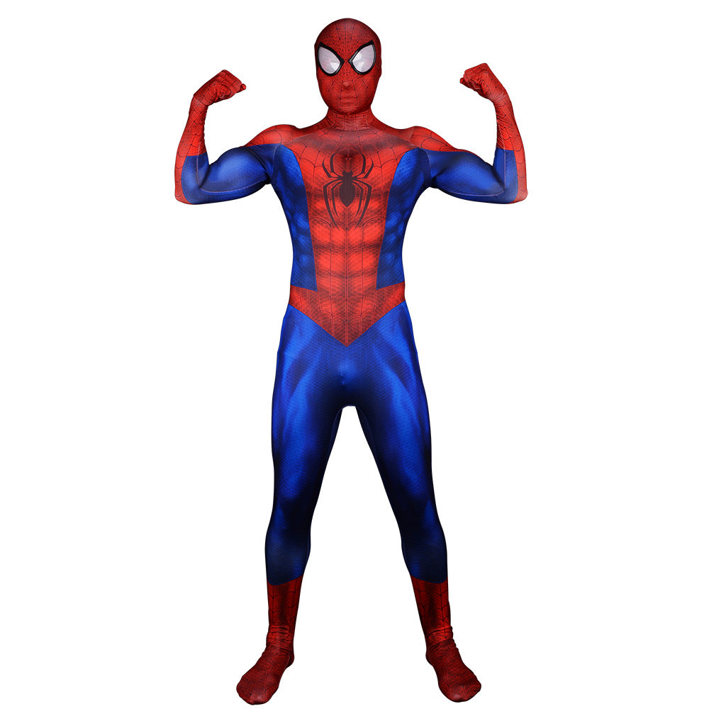 Classic Red-and-Blue Spider-Man Cosplay Zentai Suit