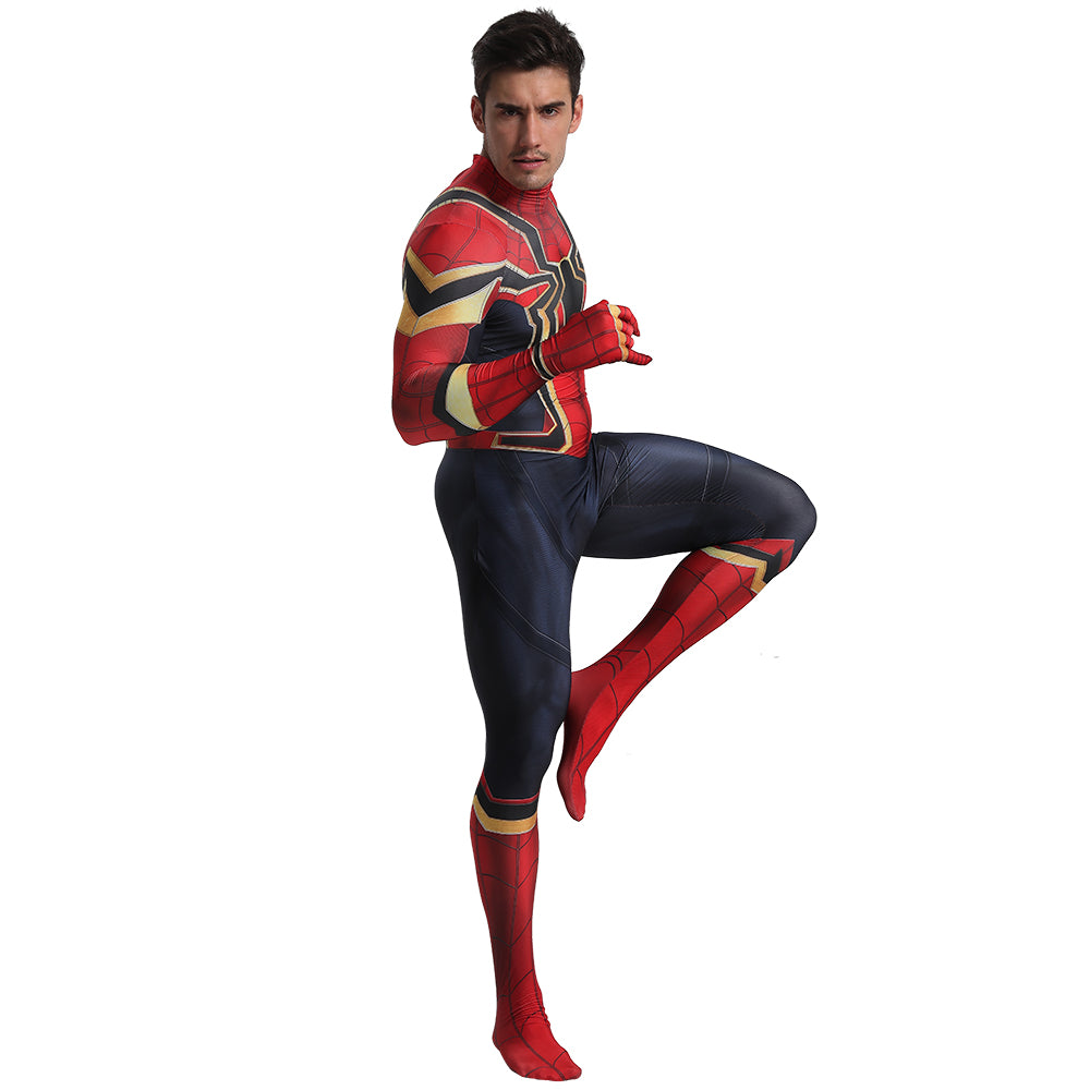 Spider-Man Avengers 3 Zentai Suit with Removable Mask