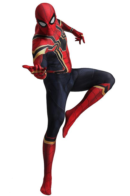 Spider-Man Avengers 3 Zentai Suit with Removable Mask