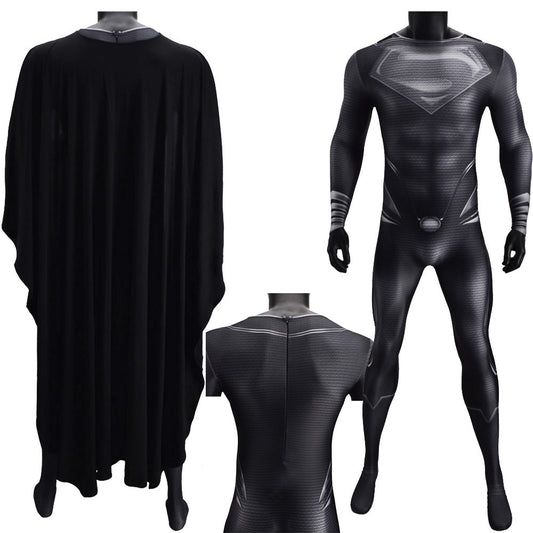 Black Man of Steel Sculpted-Look Cosplay Bodysuit