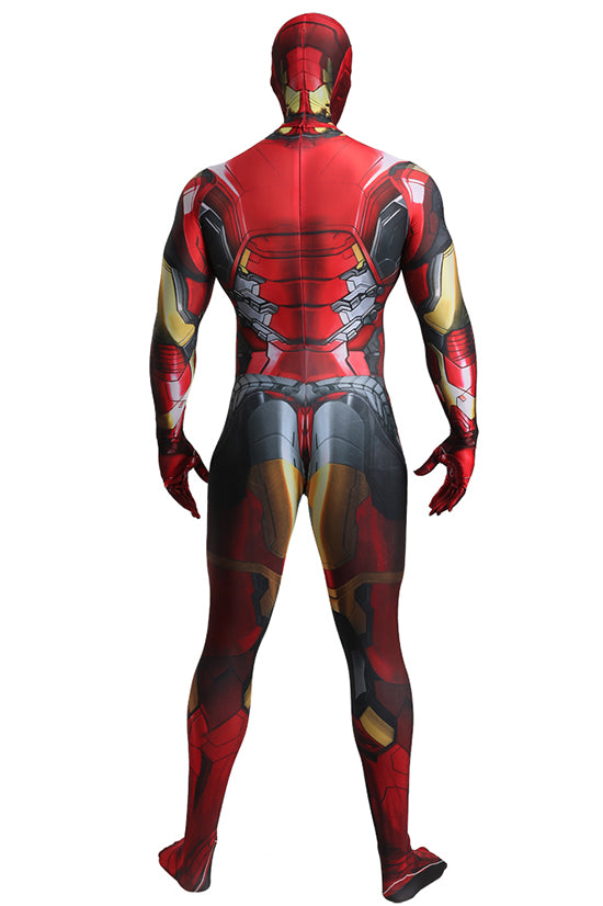 Iron Man Zentai Cosplay Suit with Removable Mask