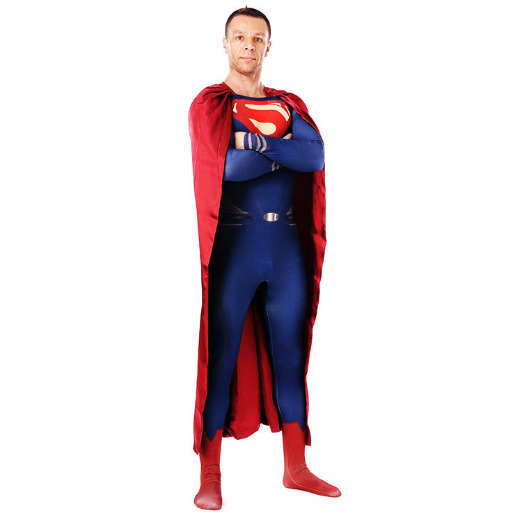 Superman Man of Steel Cosplay Zentai Suit