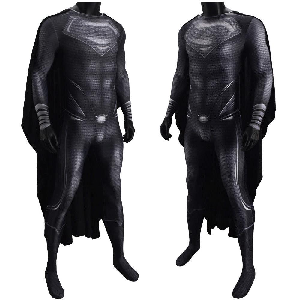 Black Man of Steel Sculpted-Look Cosplay Bodysuit