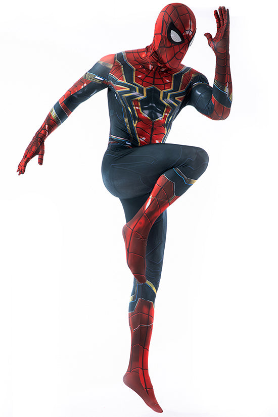 Spider-Man Iron Spider Zentai Cosplay Suit