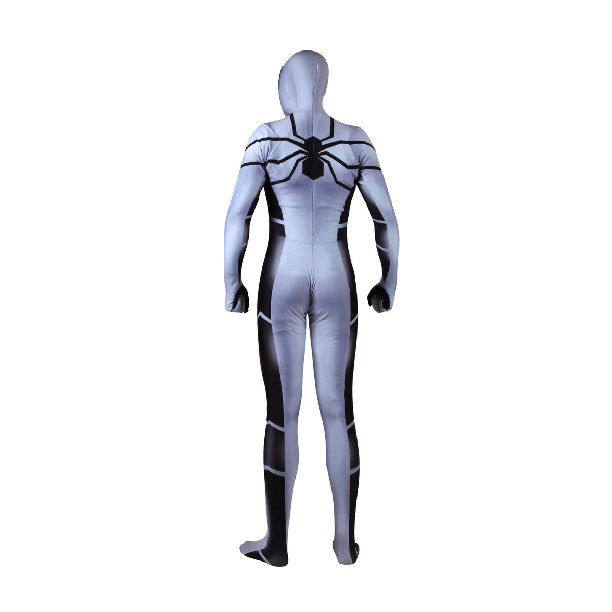 White Spider-Man Cosplay Zentai Suit – Full-Body Costume