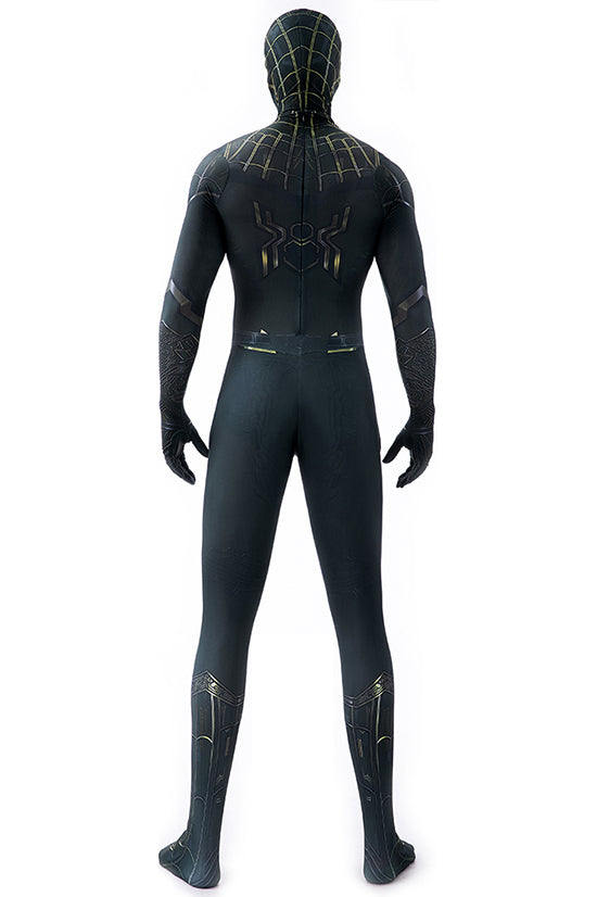 Spider-Man No Way Home 4 Black & Gold Zentai Suit