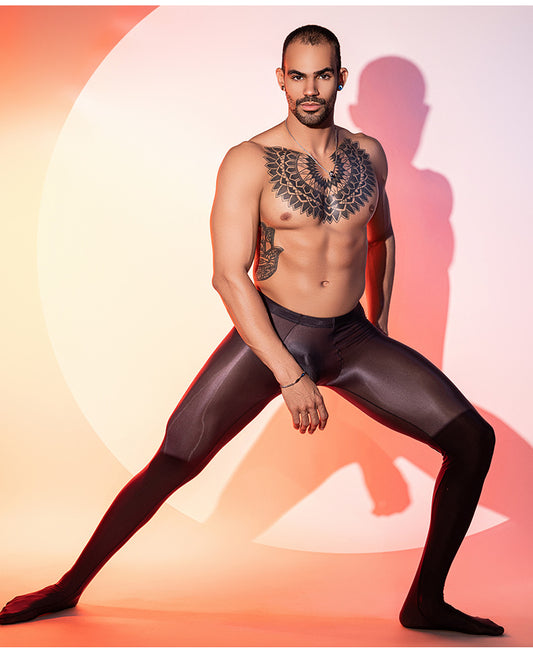 Men's Sheer Stretch Nylon Tights