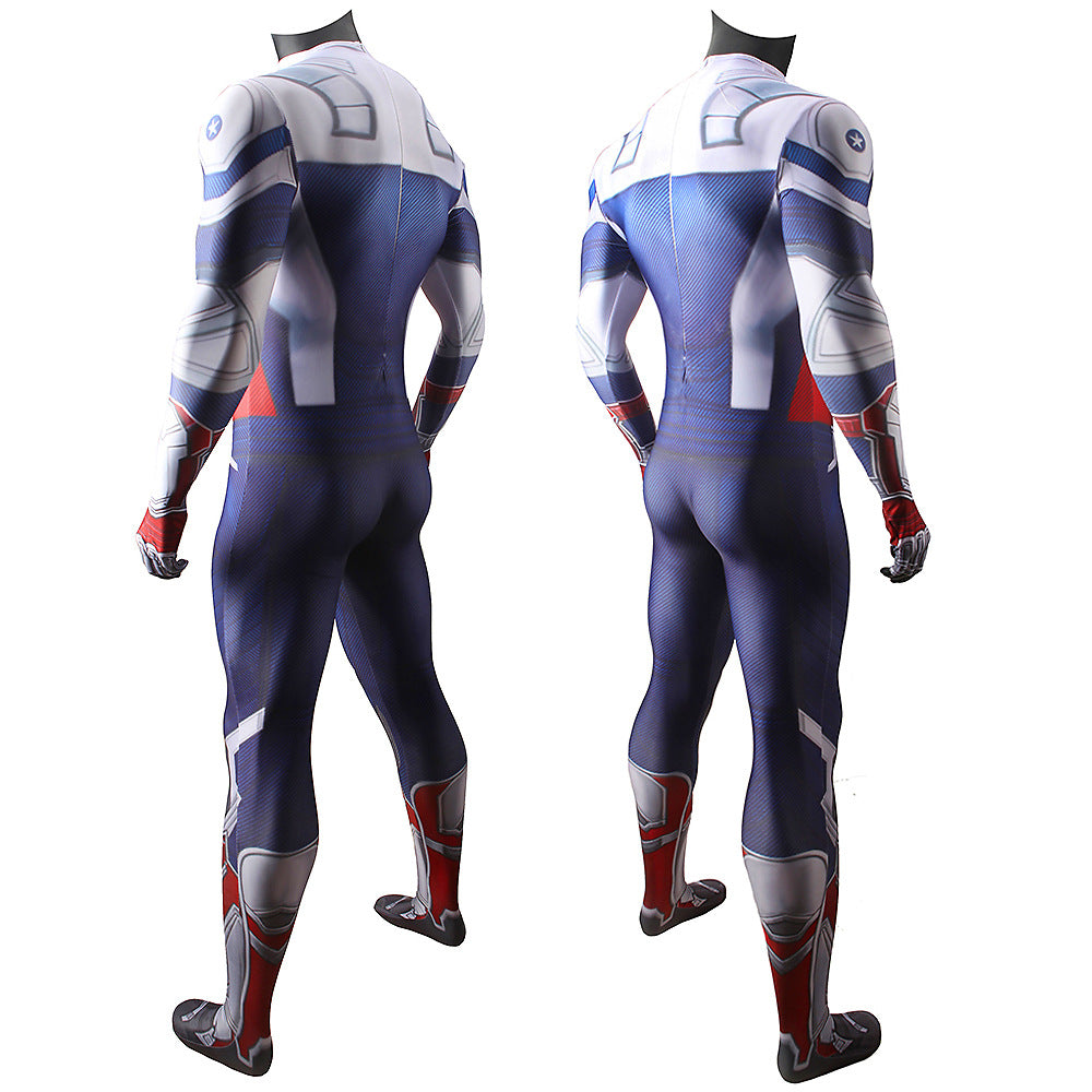 Captain America Winged-Star Cosplay Bodysuit