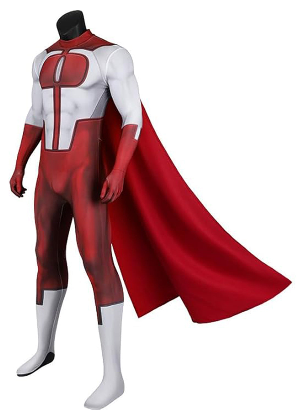 Omni-Man Red & White Cosplay Bodysuit