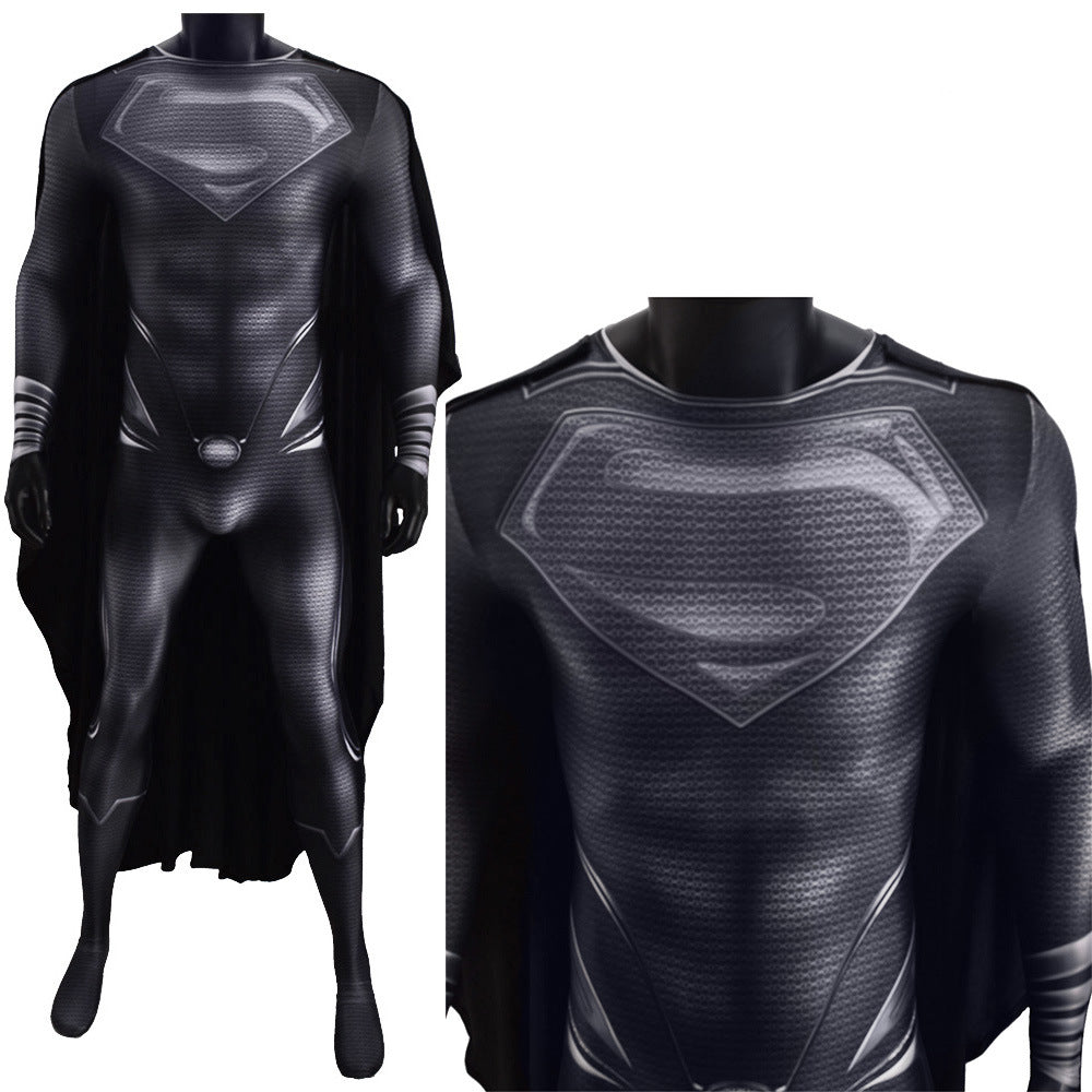 Black Man of Steel Sculpted-Look Cosplay Bodysuit