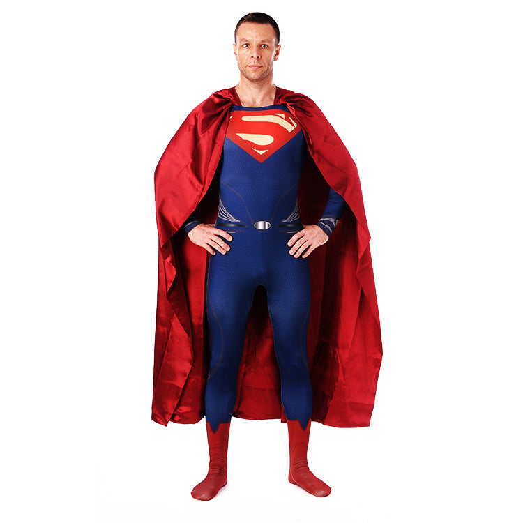 Superman Man of Steel Cosplay Zentai Suit