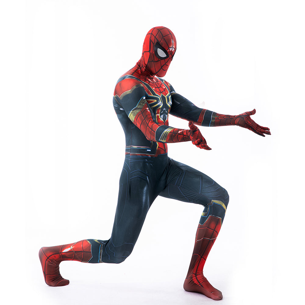 Spider-Man Iron Spider Zentai Cosplay Suit