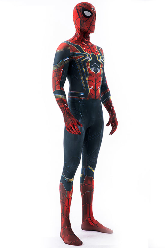 Spider-Man Iron Spider Zentai Cosplay Suit