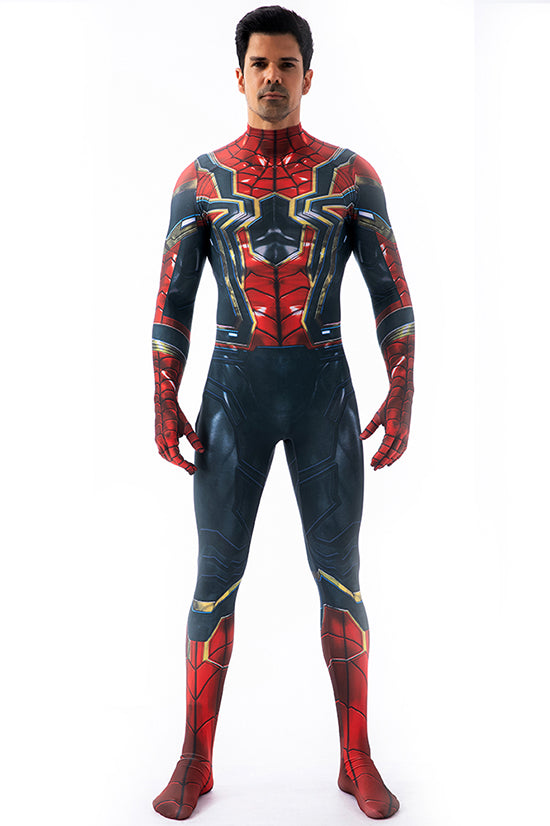 Spider-Man Iron Spider Zentai Cosplay Suit