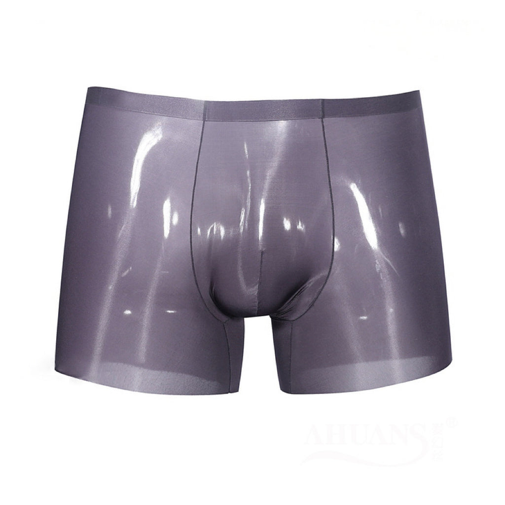 Men’s 5D Silky Boxer Briefs – Glossy Ice-Silk Feel