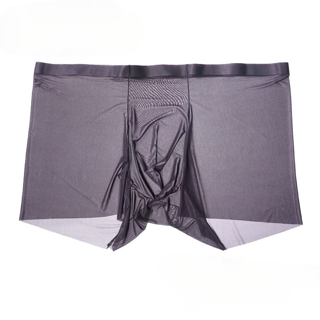Men’s 5D Silky Boxer Briefs – Glossy Ice-Silk Feel