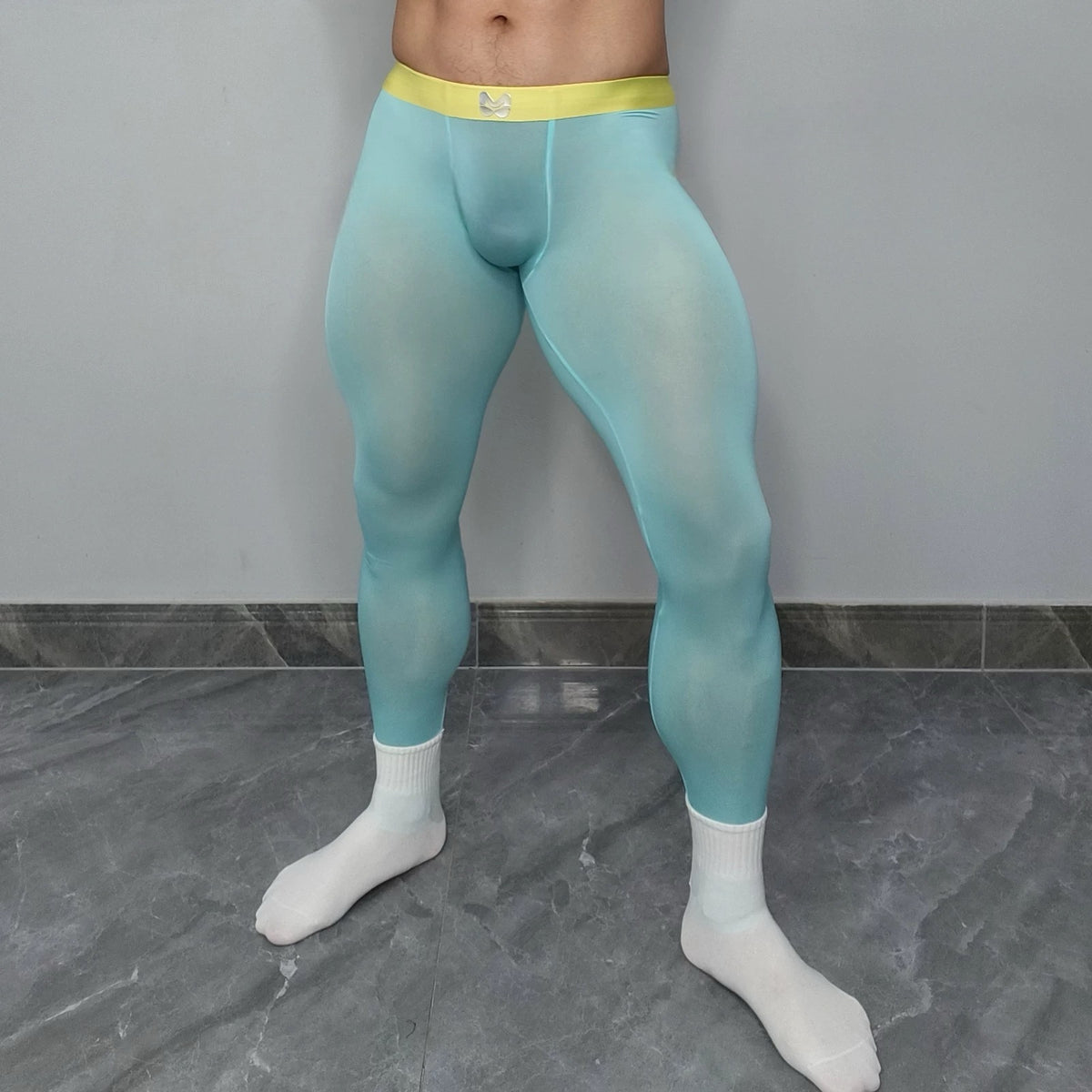 Men's Low-Rise Lyocell Stretch Gym Tights
