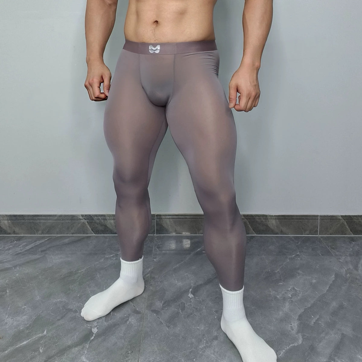 Men's Low-Rise Lyocell Stretch Gym Tights