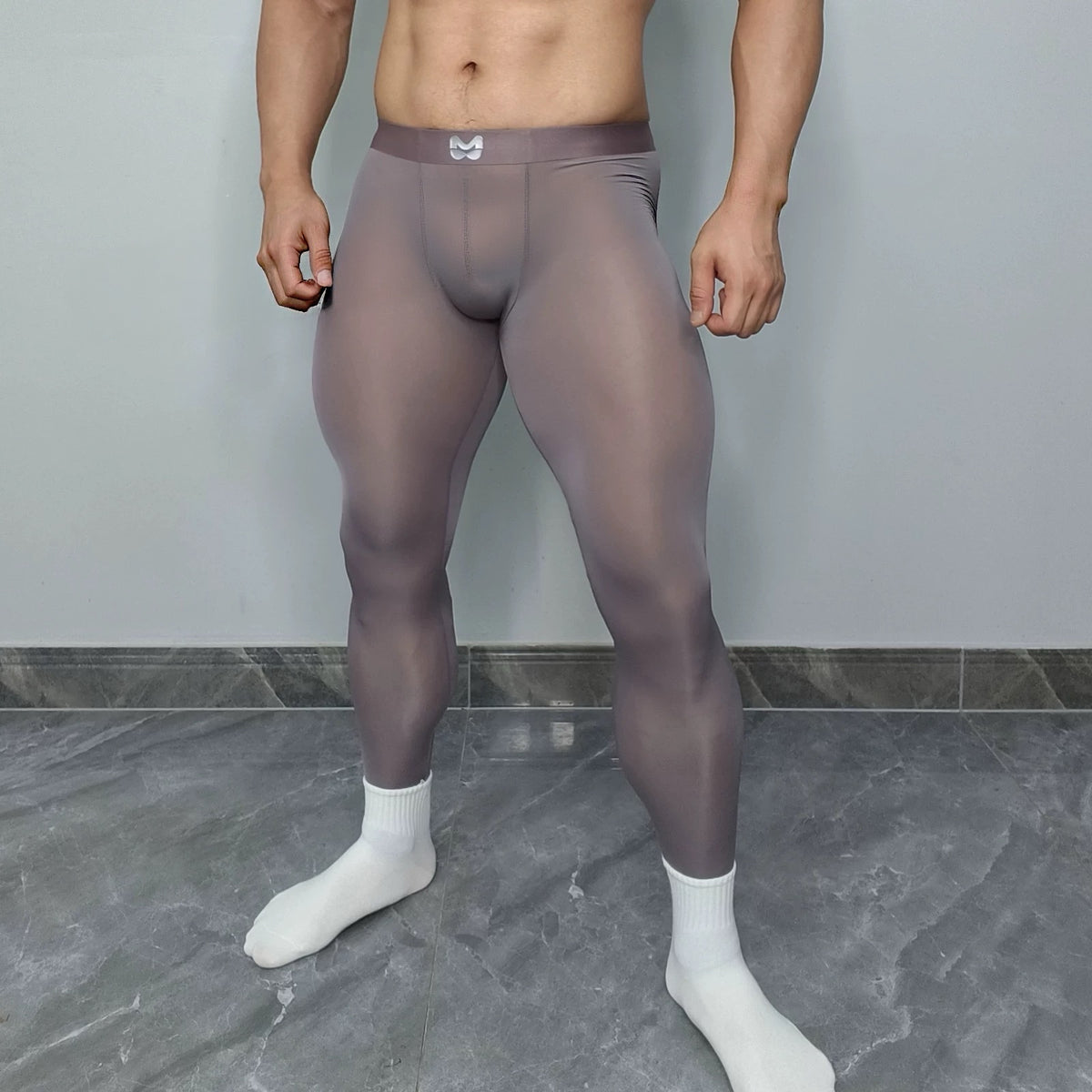Men's Low-Rise Lyocell Stretch Gym Tights