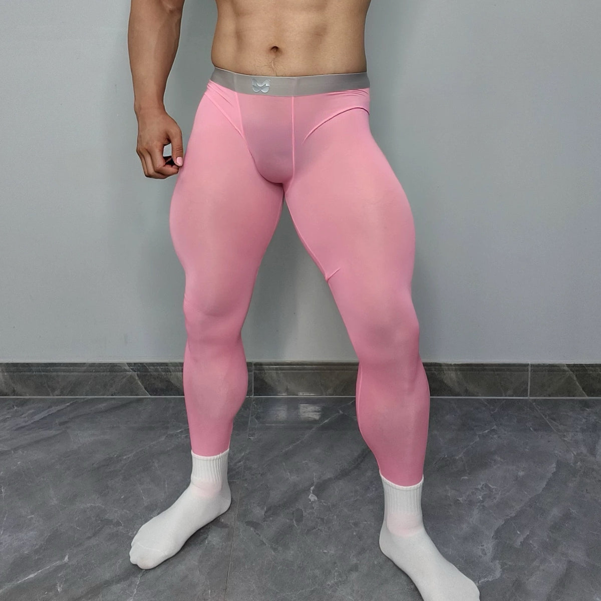 Men's Low-Rise Lyocell Stretch Gym Tights