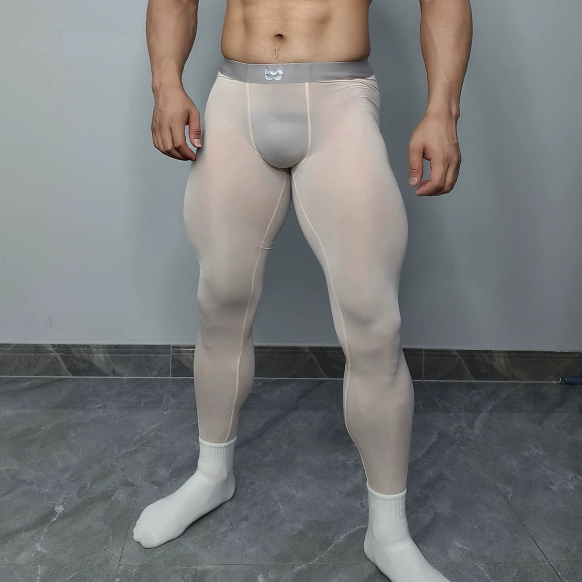 Men's Low-Rise Lyocell Stretch Gym Tights