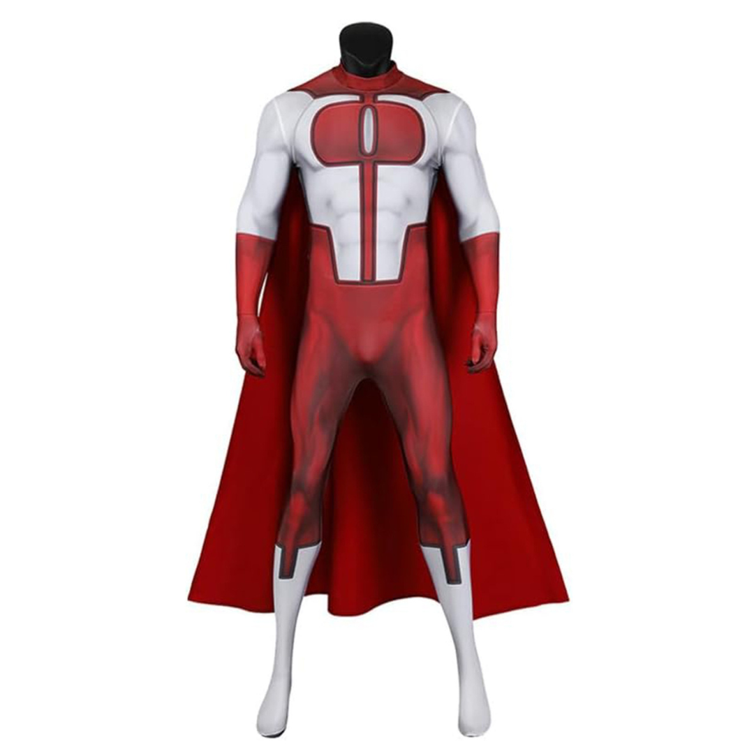 Omni-Man Red & White Cosplay Bodysuit