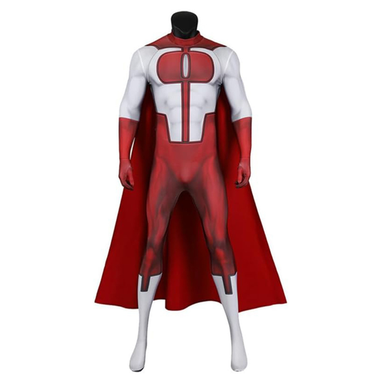Omni-Man Red & White Cosplay Bodysuit