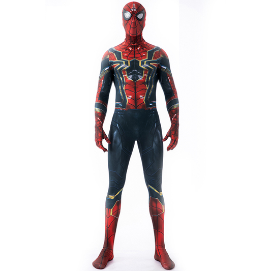 Spider-Man Iron Spider Zentai Cosplay Suit