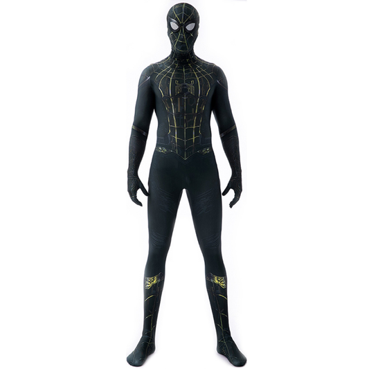 Spider-Man No Way Home 4 Black & Gold Zentai Suit